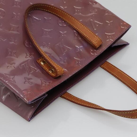 LOUIS VUITTON Monogram Vernis Reade MM Hand Bag Viole M91087 - Picture 6 of 12